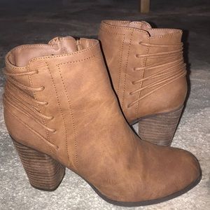 Cognac Madden Girl Booties